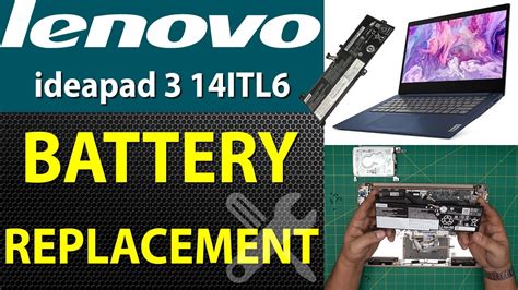 How To Replace Battery On Lenovo Ideapad 3 14Itl6 Laptop Step By Step