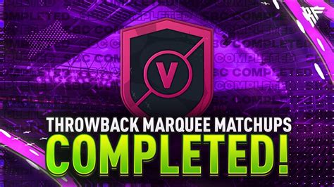 Throwback Marquee Matchups Completed Week 4 Tips Cheap Method