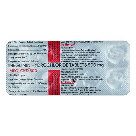 Imeg Ckd 500 Tablet Uses Side Effects Price Apollo Pharmacy