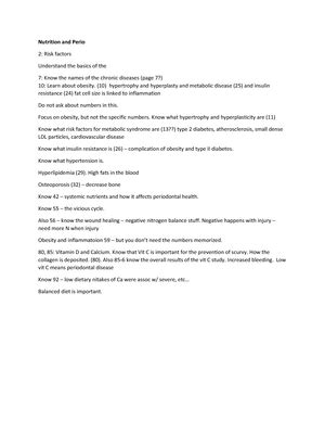 Microbiotic Specificity Of Periodontal Diseases Warning Tt