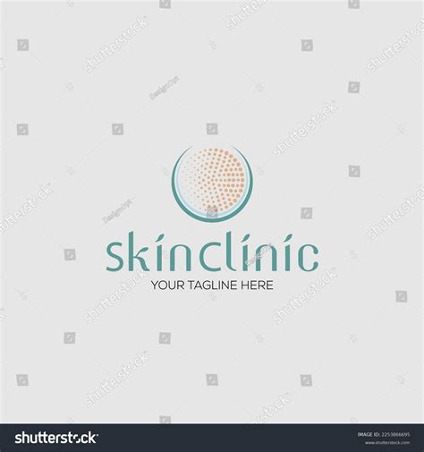 Skincare Skin Clinic Logo Design Template Stock Vector Royalty Free