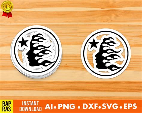 Hellstar V1 Vector Svg Png Dxf Eps Ai Digital Files For Diy Projects