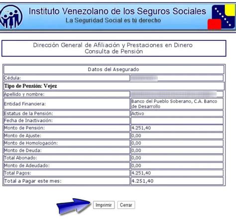 Pensionados Amor Mayor 2021 Registro Consulta por Cédula Planilla