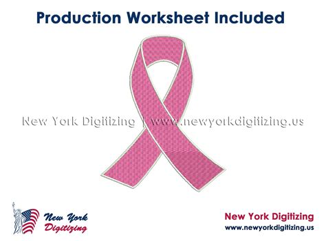 Breast Cancer Embroidery Designs Cancer Ribbon Embroidery Etsy