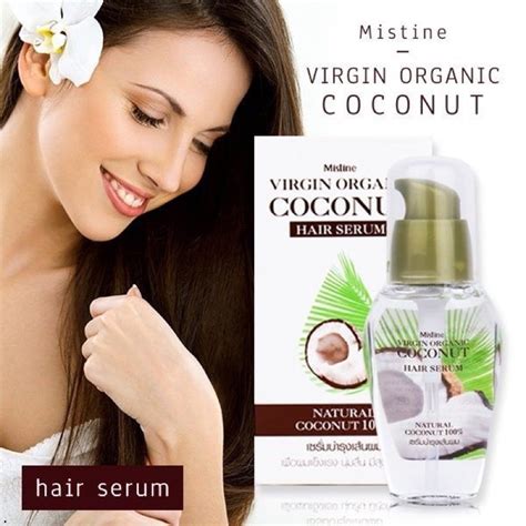 Mistine Organic Coconut Hair Serum 35 Ml Shopee Malaysia