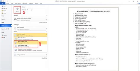 Hướng dẫn cách in 2 mặt giấy trong word excel PDF Có VIDEO HD đơn