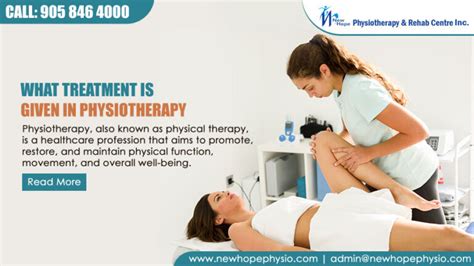 What Treatment Given In Physiotherapy New Hope Physiotherapy