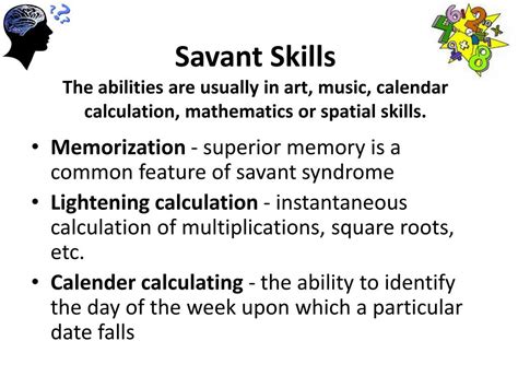 PPT - SAVANT SYNDROME PowerPoint Presentation, free download - ID:2582813