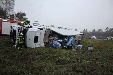 BAB 61 B 9 Umgekippter Lkw Im Autobahnkreuz Speyer Metropolnews Info