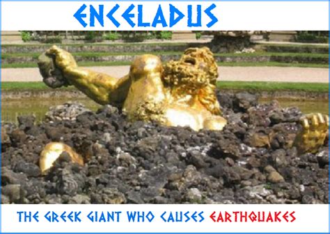 Greek Asia: ENCELADUS ~ THE GREEK GIANT WHO CAUSES EARTHQUAKES