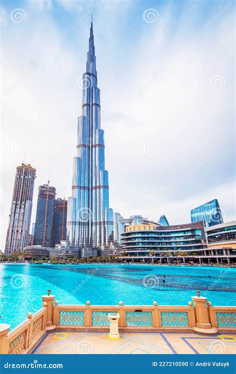 Dubai United Arab Emirates On June Beautiful Burj Khalifa In