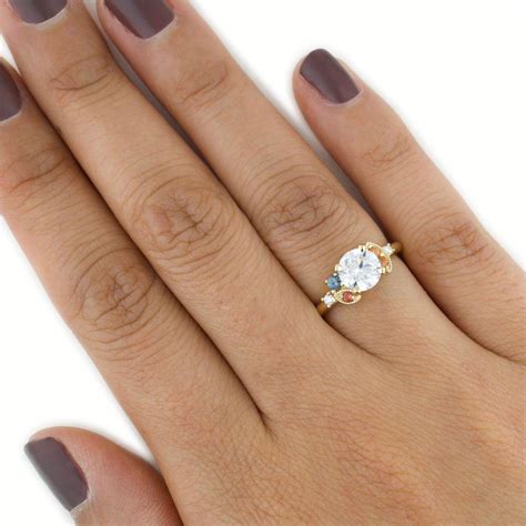 Unique Asymmetrical Engagement Ring Atelier Yuwa Ciao Jp