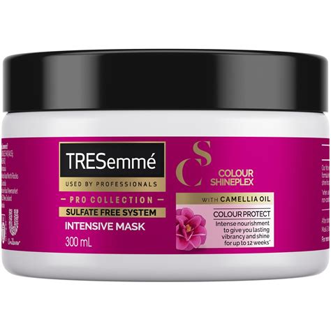 Tresemmé Hair Mask Colour Shineplex 300ml Big W