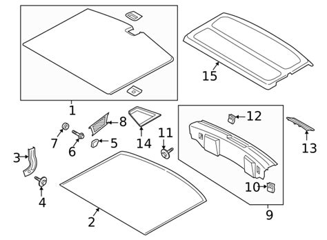 Lincoln Corsair Oem Rear Removable Package Tray Cargo Cover