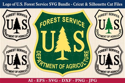 Logo of U.S. Forest Service SVG Bundle, United States Forest Service ...