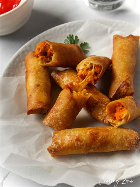 Cheesy Chicken Tikka Rolls Craving Zone