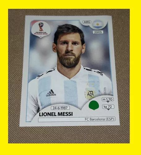 Rusia Panini Album Estampa Lionel Messi Original Mercadolibre