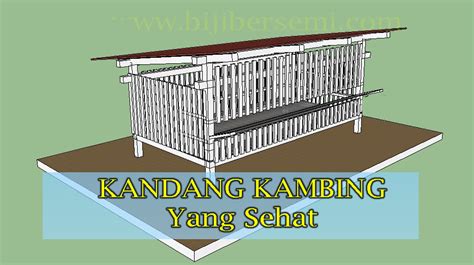 membuat kandang kambing sederhana  sehat petani top