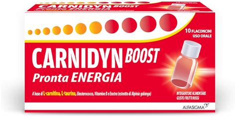 Carnidyn Boost Integratore Per Extra Energia Con Carnitina Taurina