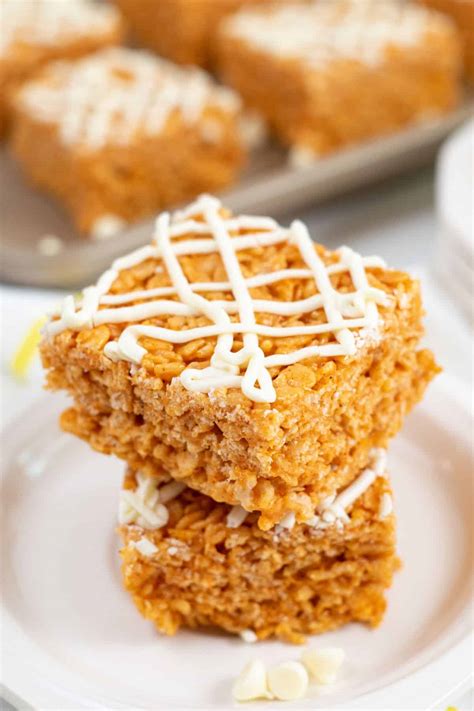 Pumpkin Spice Rice Krispie Treats