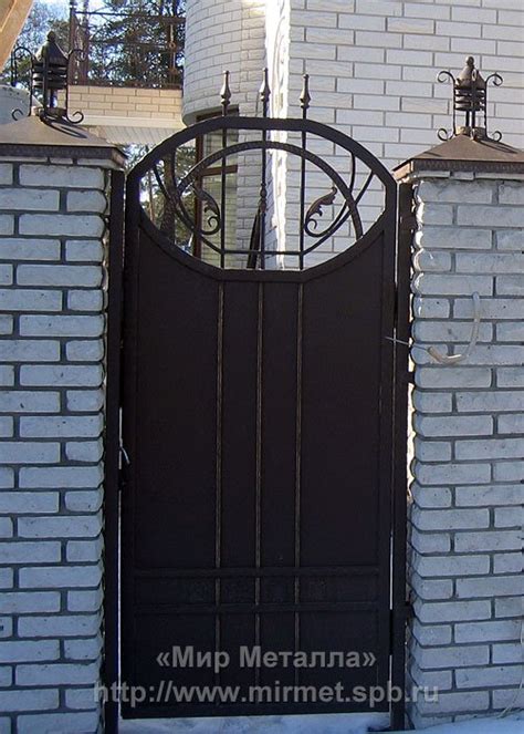 Кованые калитки в Санкт-Петербурге