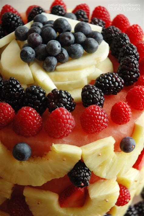 Fresh Fruit Fresh Fruit Birthday Cake