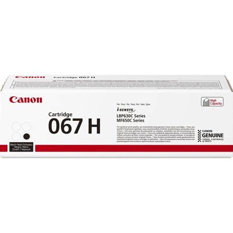 Canon 067 Lasertoner 3130 Sider Sort Lomax