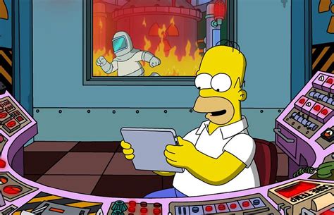 Homer Simpson Ignoring Fire Blank Meme Template The Simpsons Homer