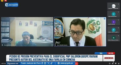 Chincha Dictan 18 Meses De Prisión Preventiva Para Policía Acusado De Asesinar A Familia En Bus