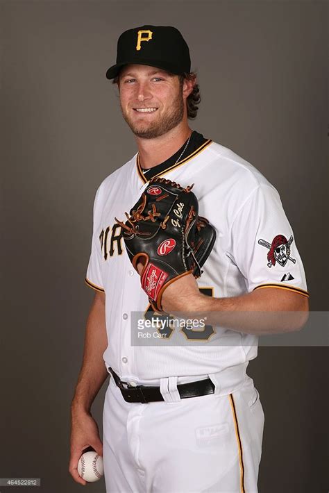 Pitcher Gerrit Cole Of The Pittsburgh Pirates Poses For A Portrait On