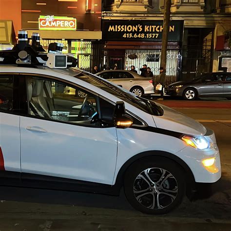 Driverless Car Finds Itself Stuck In San Francisco S Wet Concrete