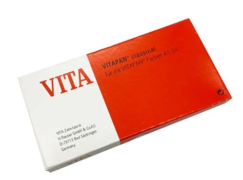 Стоматологическая цветная шкала для отбеливания зубов VITA 16 цветов ...