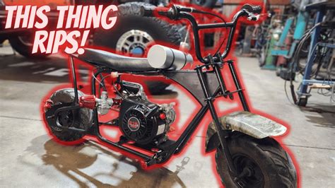 Awesome Mini Bike Project You Can Build Yourself Part 2 Youtube