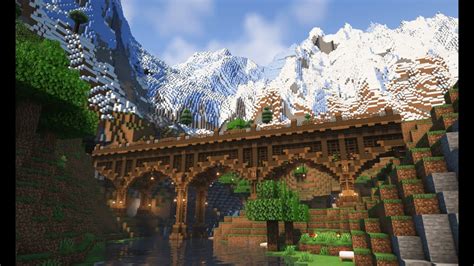 Amazing Minecraft Medieval Bridge Tutorial Youtube