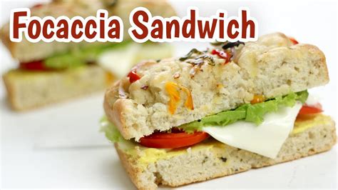 Focaccia Sandwich Recipe Grilled Vegetable Focaccia Sandwich Recipe Focaccia Bread Sandwich