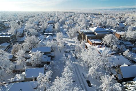 Colorado Weather Denver Sees Over 7 Inches Of Snow Overnight Storm