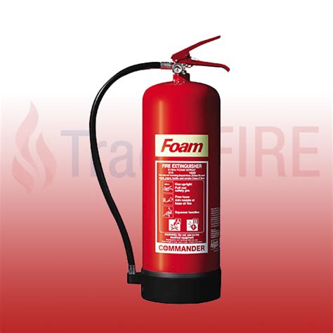 Commander Edge Fs6e 6ltr Afff Foam Fire Extinguisher Ffs6e