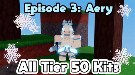 Using All Tier Kits In Roblox Bedwars Episode Youtube