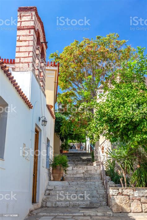 Street View Of Athens Stock Photo Download Image Now Acropolis