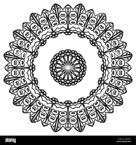 Mandala Coloring book template. wallpaper design, lace pattern and ...