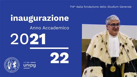 Inaugurazione Anno Accademico 2021 2022 YouTube