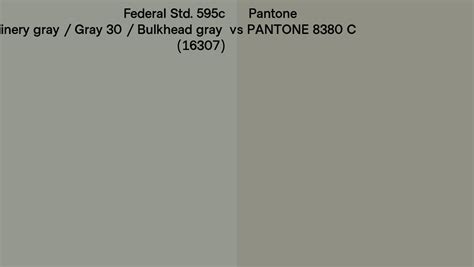 Federal Std C Machinery Gray Gray Bulkhead Gray Vs