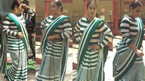 Is Vidya Balan Pregnant Trying To Hide Her Baby Bump Watch Full Video