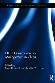 NGO Governance And Management In China 1st Edition Reza Hasmath