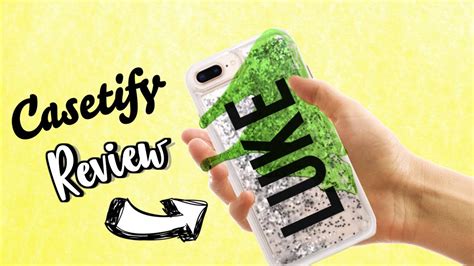 Casetify Glitter Custom Case Unboxing Review Youtube