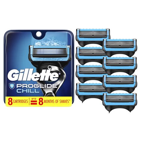 Gillette Proglide Chill Men S Shaver Cartridge Razor Blade Refills