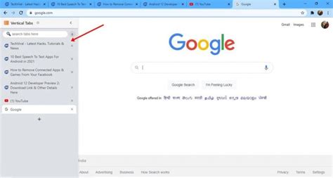 Chrome Vertical Tabs: How to Open Side Tabs in Google Chrome