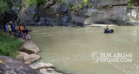 Dua Wisatawan Tenggelam Di Leuwi Kenit Sukabumi Satu Hilang Sukabumi