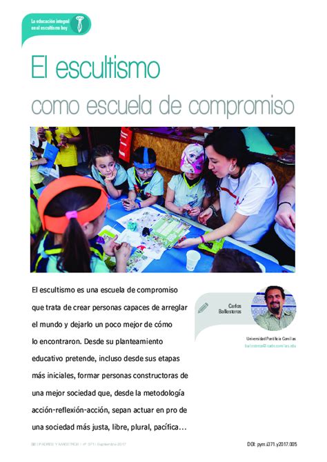 Pdf El Escultismo Como Escuela De Compromiso