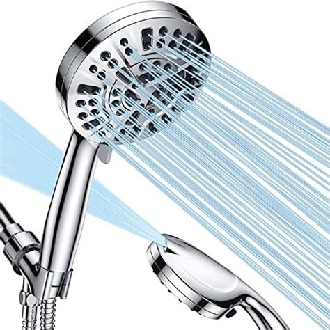 Aquacare High Pressure Mode Handheld Shower Head Anti Clog Nozzles